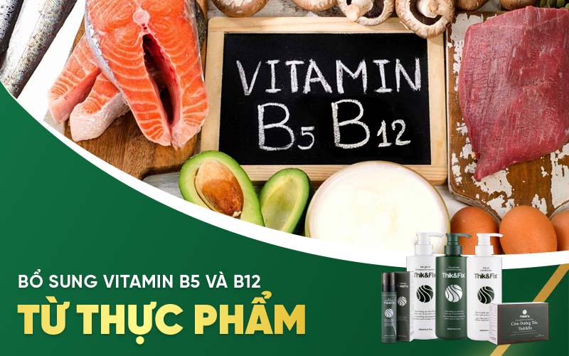 bổ sung vitamin b5 b12 từ thực phẩm