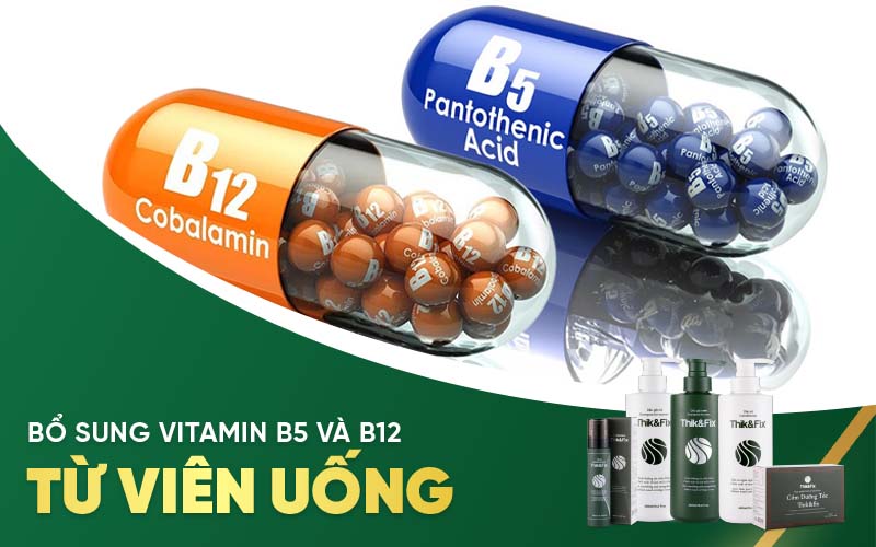 bổ sung vitamin b5 b12 từ viên uống