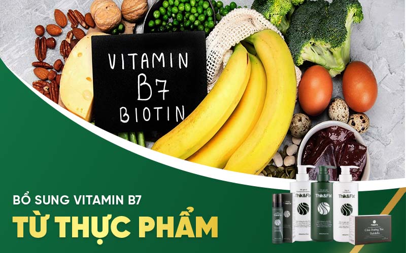 bổ sung vitamin b7 từ thực phẩm