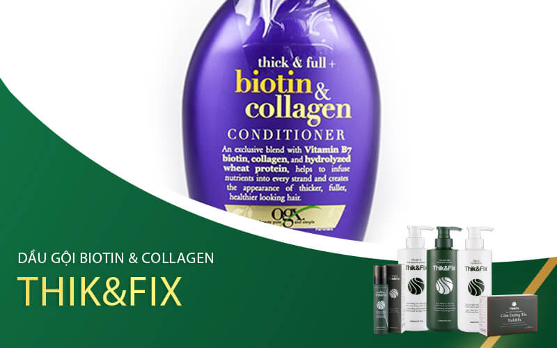 dầu gội biotin collagen